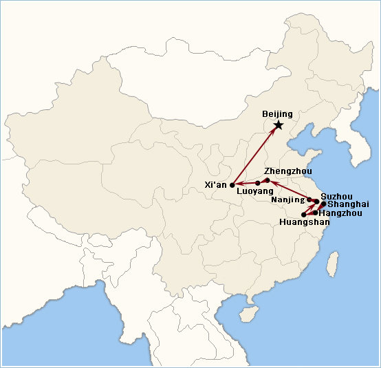 China-Reise komplett mit dem Zug 