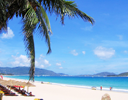 Badeurlaub auf Insel Hainan