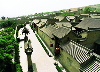 Der große Wohnhof der Familie Wang